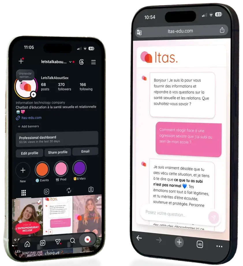 LTAS iPhone mockup